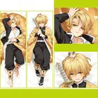 Чехол для подушки Dakimakura с изображением рассекающего демонов киметсу No Yaiba Agatsuma Zenitsu, с рисунком из мультфильма, обнимающее тело для мужчин