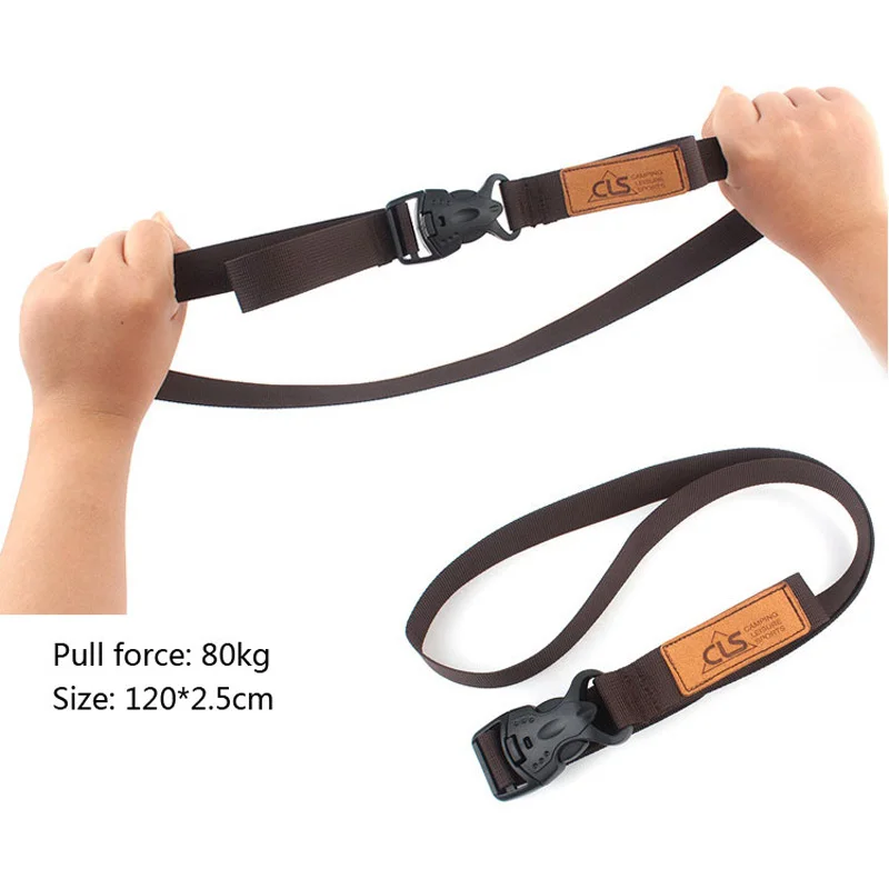 

2 outdoor luggage straps with double safety ropes suitcase packing strips cargo strapping fixed strapping rope camp accessories