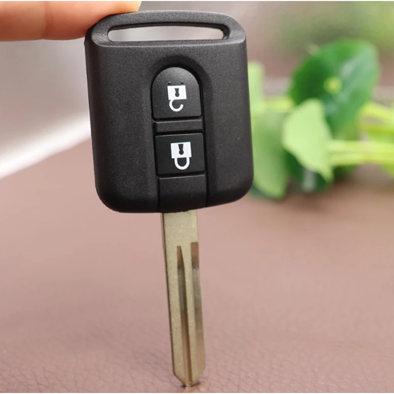 DAKATU 5PCS New Replacement Remote Car Key Shell Case Fob Keyless Entry 2 Button For Qashqai Nissan Micra Navara Almera Note