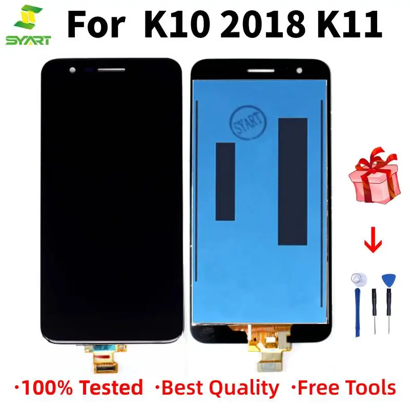 

Display For LG k10 2018 K11 5.3" K30 X410 LM 410 LCD Display Touch Screen Digitizer Assembly With Frame Free Free Tool