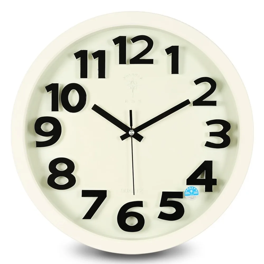 Современные беззвучные Подвесные часы для гостиной спальни Детские Кварцевые