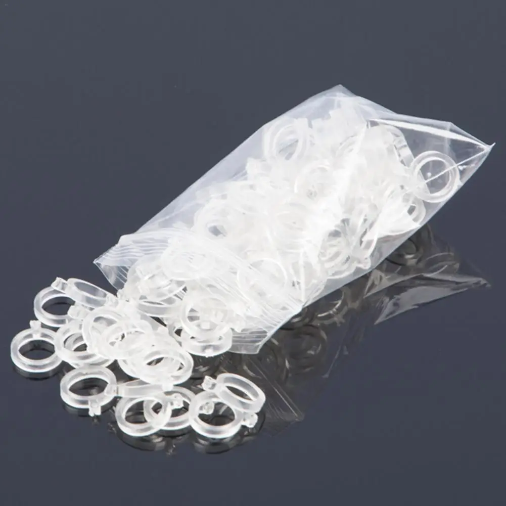 100 шт. резинки для наживки резиновые кольца Прозрачные размер 13 мм 10 7 эластичные