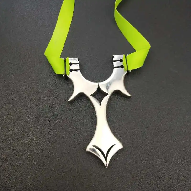 

Slingshot for hunting catapult stainless steel outdoor shooting powerful hand-held bow support various rubber bands