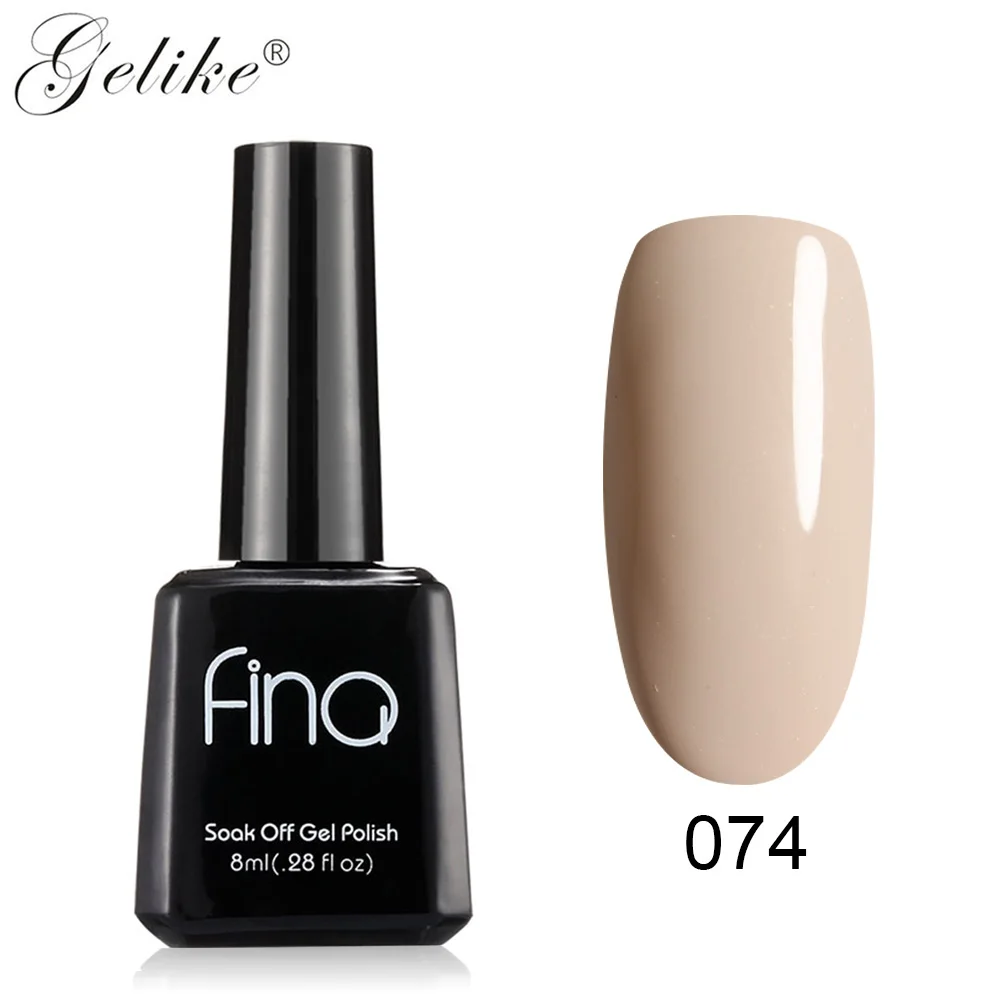 New color 074 Glike УФ-гель для ногтей 8 мл 30 цветов оливковый зеленый серия замачиваемый УФ светодиодный Гель-лак для ногтей Волшебный Гель-лак для удаления - Цвет: New color 074