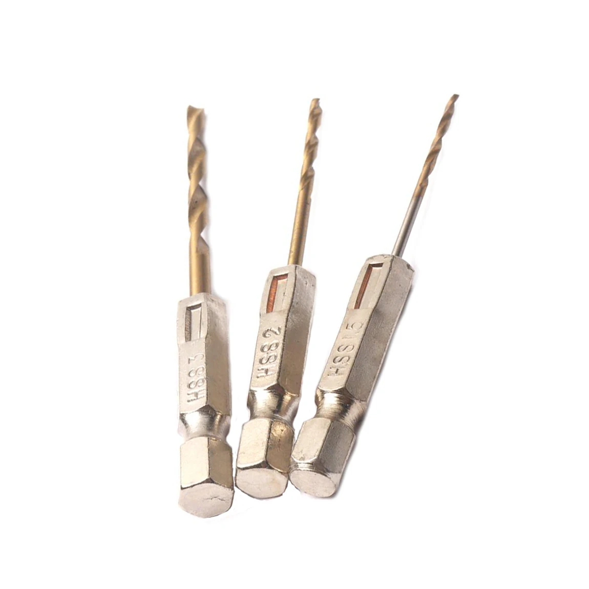 Сверло из быстрорежущей стали с титановым покрытием 1 5 мм 2 3 шестигранный