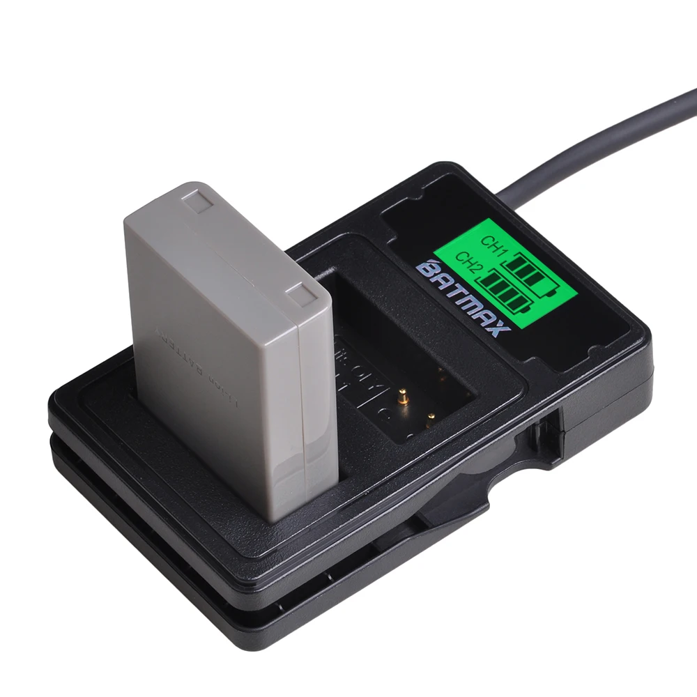 Batmax PS-BLN1 BLN-1 Camera Battery +LCD Dual USB Charger for Olympus OM-D E-M1 E-M5 Mark II PEN-F E-P5 EM1 EM5 PENF EP5 | Электроника