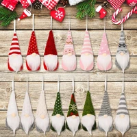 6 colors unique non woven fabric cute dwarf shape hanging decor long lasting hanging pendant lightweight for christmas