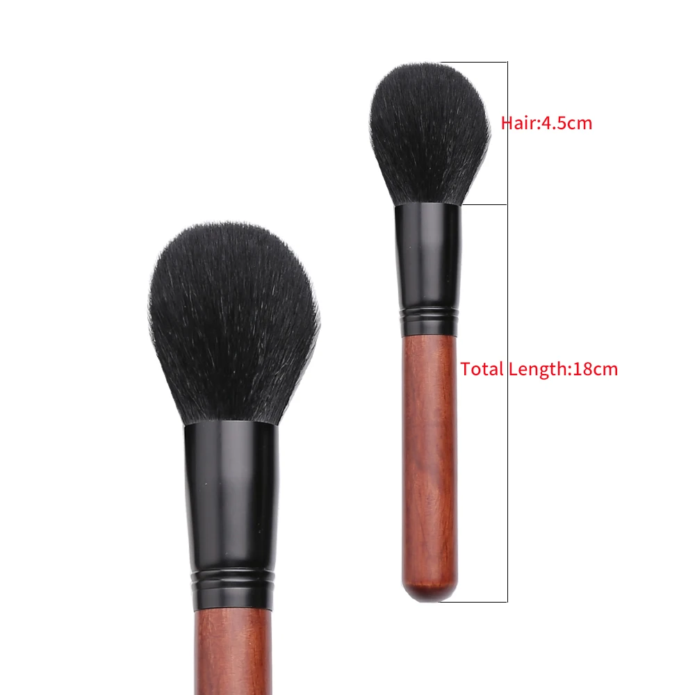 Пушистая кисть для пудры натуральные волосы кисти макияжа щек подсвечивания
