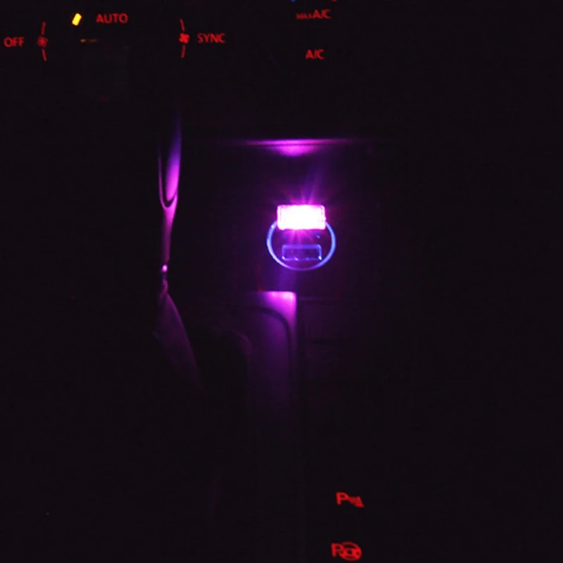 2 шт. USB светодиодный светильник-Книга s автомобильный атмосферный светильник s светодиодный мини USB сигаретный светильник er декоративный светильник s лампа USB ночной Светильник - Испускаемый цвет: PP