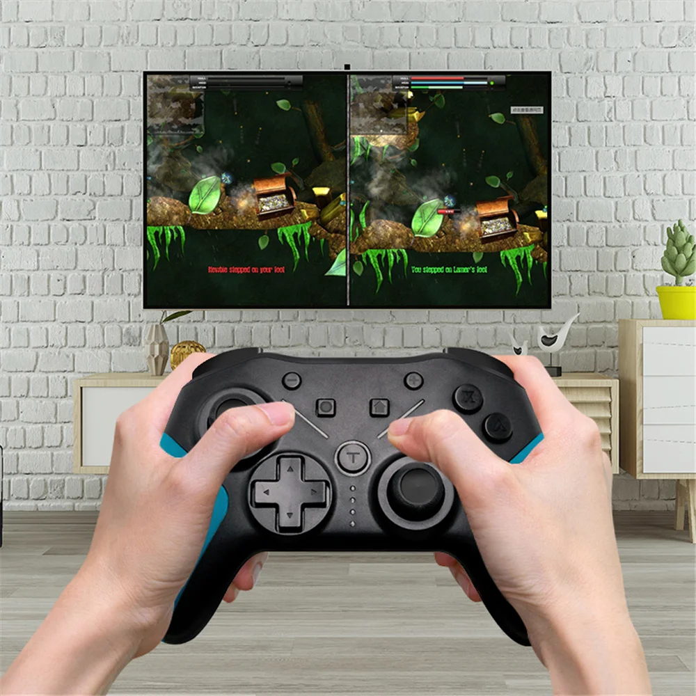 

2021 Portable Bluetooth Pro Gamepad For N-Switch Console Wireless Gamepad Video Game USB Joystick Controller Control Hot Selling