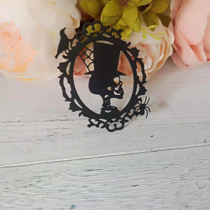 В виде скелета на Хэллоуин мужские металлические режущие штампы Новинка 2019