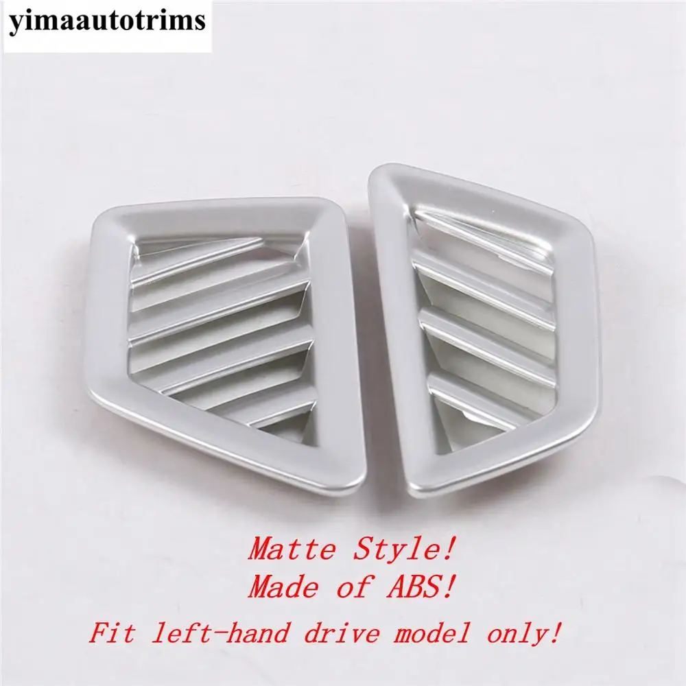 

Front Dashboard Air Conditioning AC Vent Outlet Cover Trim For Peugeot 3008 3008GT 2017 - 2021 Carbon Fiber / Matte ABS Interior