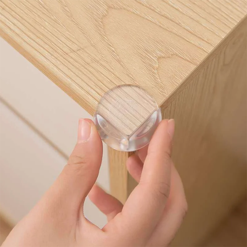 Protector de silicona de seguridad para beb&eacute;s, 4 Uds., anticolisi&oacute;n, borde de esquina de la Mesa, cubierta de protecci&oacute;n, protectores de esquinas para ni&ntilde;os-2
