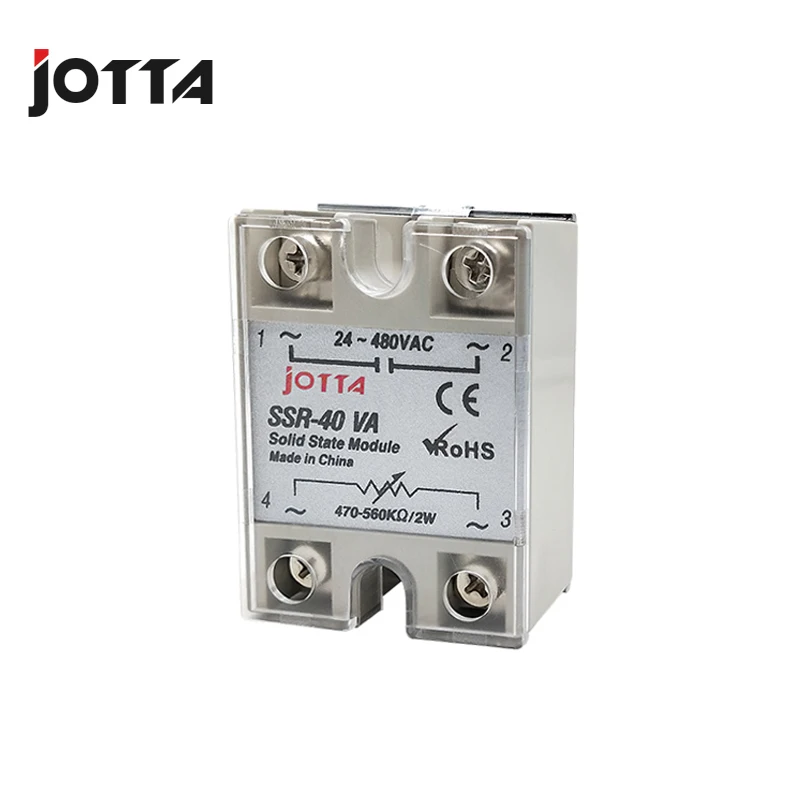 Ssr-10va/25VA/40VA VR к AC 40A белый цвет твердотельный регулятор SSVR напряжения - купить по
