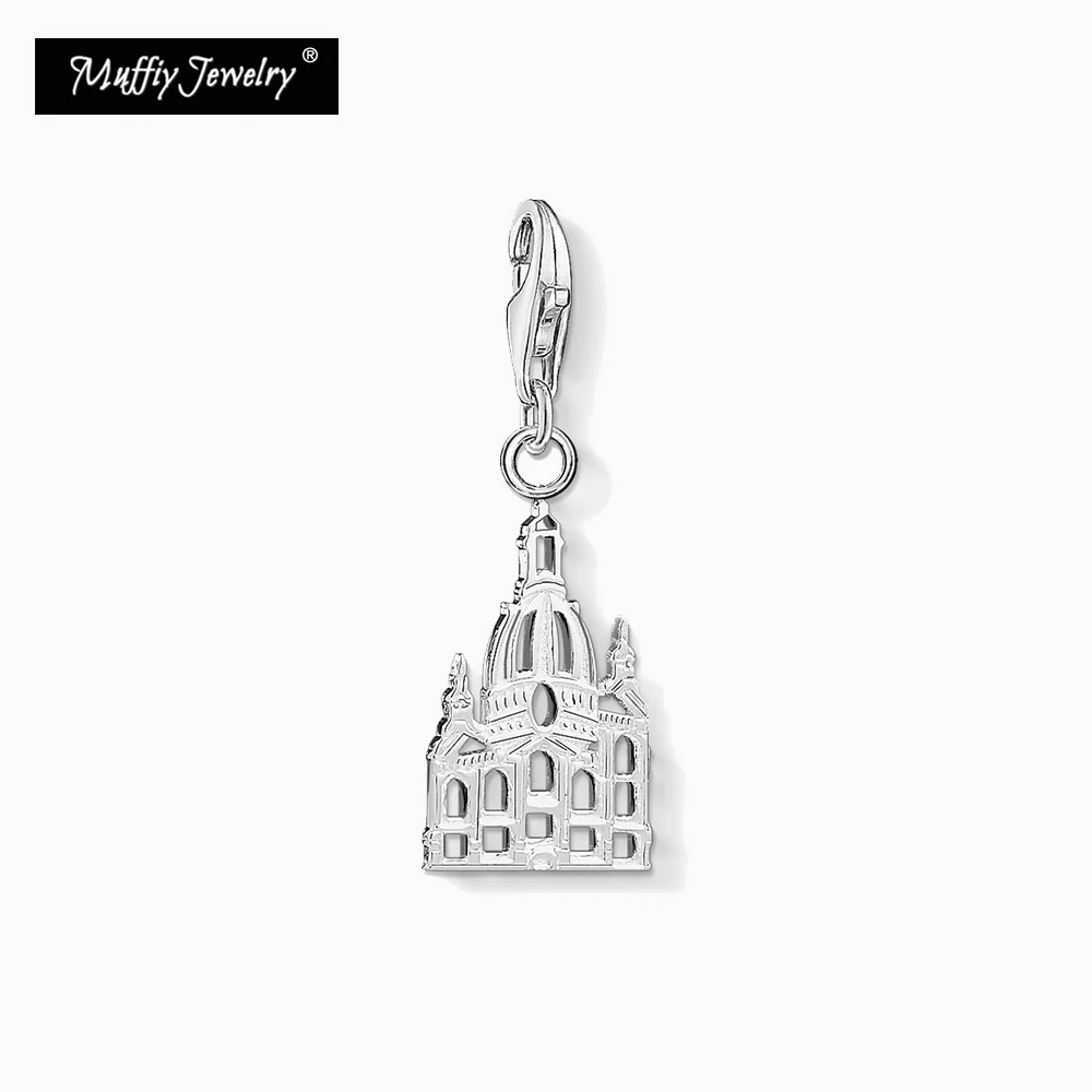 

Church Charms Pendant 925 Sterling Silver Fit Bracelet Necklace 2021 New Fine Jewelry Trendy Bijoux Christian Gift For Women Men