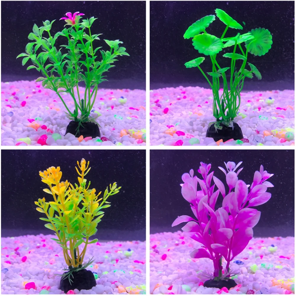 

10pc Mini Artificial Aquarium Plants Plastic Simulation Water Grass Fish Tank Landscape Ornament Aquarium Accessories Home Decor