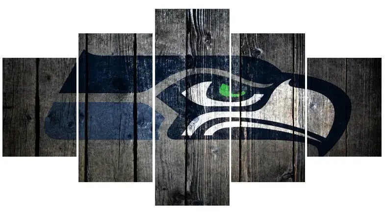 NF-6 Sport Ball Patriots Team Paintings Wall Home Decor New England Canvas Painting Calligraphy For Living Room Bedroom - Цвет: NF-6