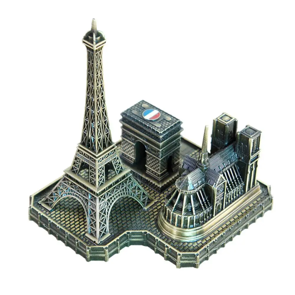 Металлическая архитектурная Статуэтка всемирно известный памятник здание офис