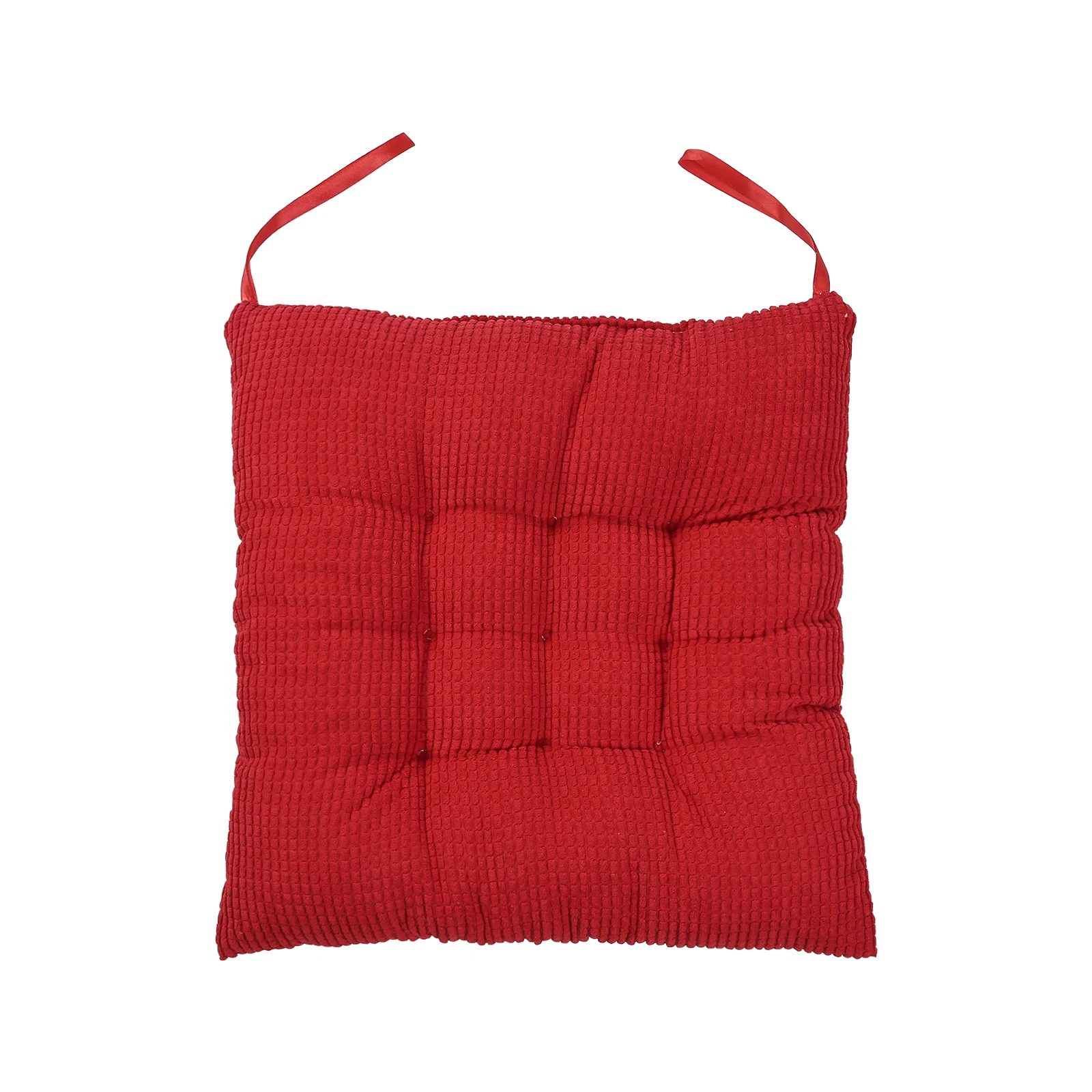 Квадратная подушка для сиденья мягкие эластичные накладки на стул с завязками