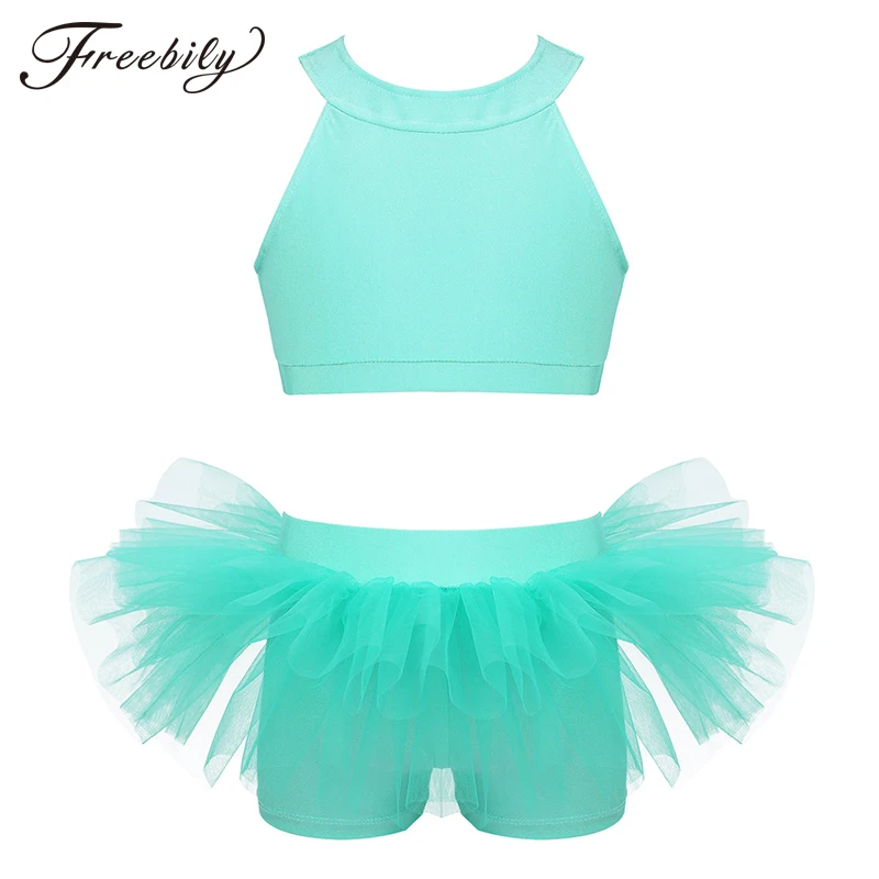 Детский укороченный топ на молнии без рукавов с гофрированными Низами для