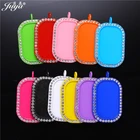 JUYA 10 шт кристальная красочная основа подвески Настройка амулеты Изготовление ювелирных изделий DIY Фото цепочка с подвеской из сплава лоток ювелирные изделия