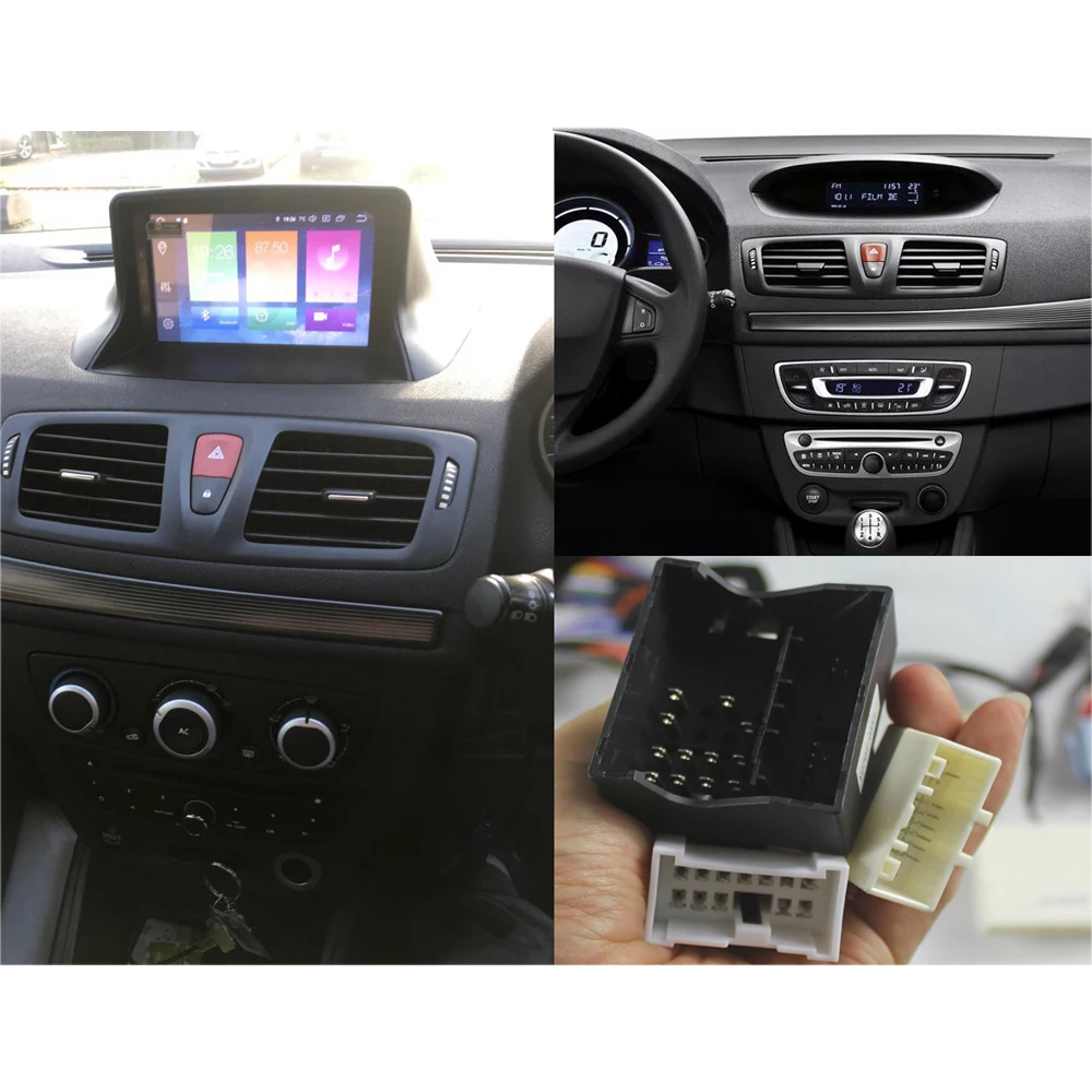 HIRIOT Android 10 автомобильный стерео DVD плеер GPS навигация для Renault Megane 3 Fluence DSP 4 Гб + 64G