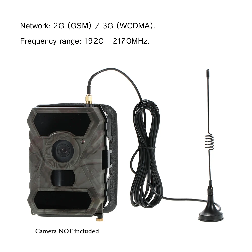 

Magnetic Antenna 2G GSM 3G WCDMA 1920-2170MHz Magnetic Antenna for Trail Game Scouting Wildlife Hunting Camera