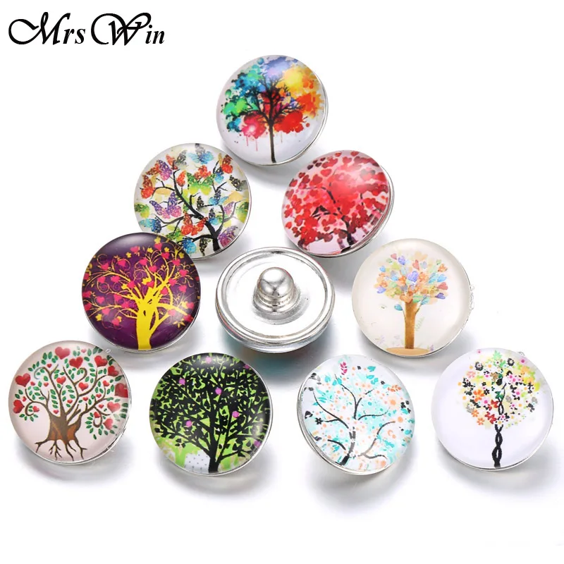 10 шт./лот ювелирное украшение в форме елки жизни 18 мм стеклянные оснастки