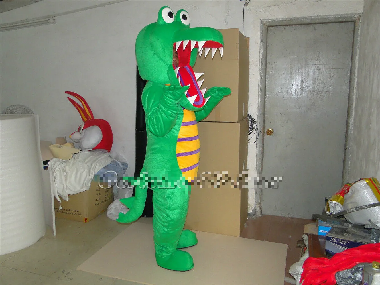 

Костюм-талисман «крокодил» унисекс, большой зеленый Рождественский маскарадный костюм для взрослых, мультяшный персонаж