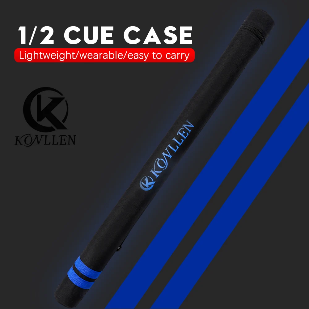 

Сумка для бильярдных сигналов KONLLEN 1/2 с 2 отверстиями, 1 ячейка + 2 ячейки, 85 см, стильная простота, форма тюбика, ткань Оксфорд
