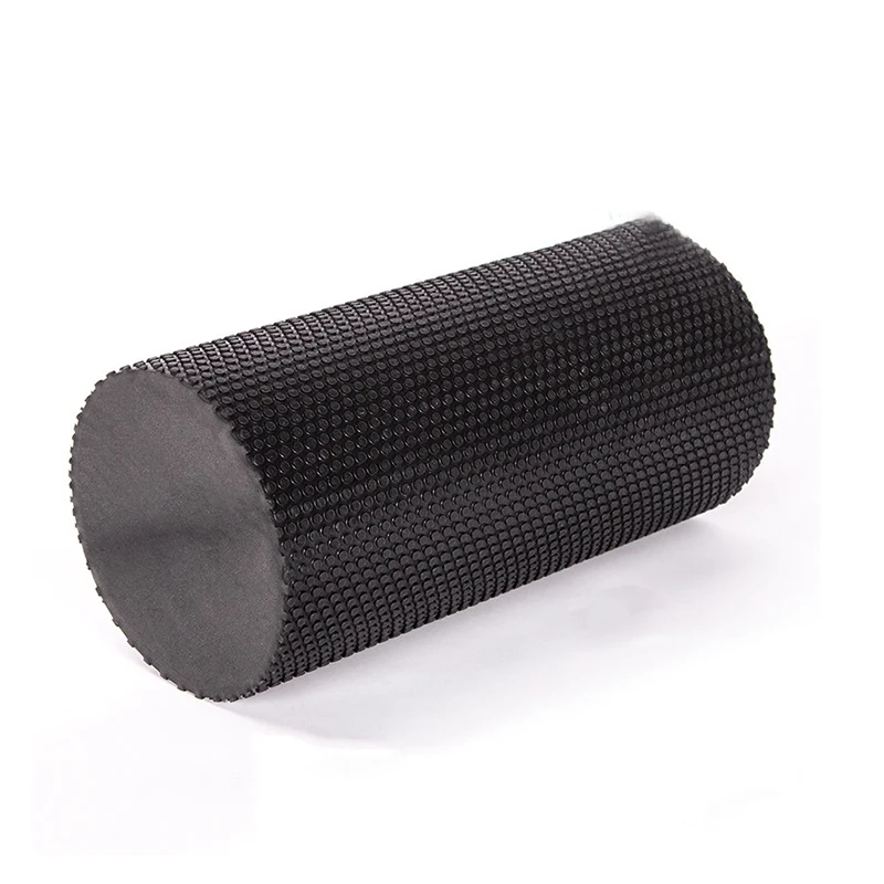 Black 30cm Пенный валик для йоги фитнес-тренировки расслабляющий Йога блок для йоги массажный ролик Пилатес Акупунктура массажный ролик мышцы - Цвет: Black 30cm