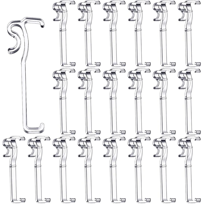 Зажимы для горизонтальных жалюзи E8FE из прозрачного пластика|Декоративные