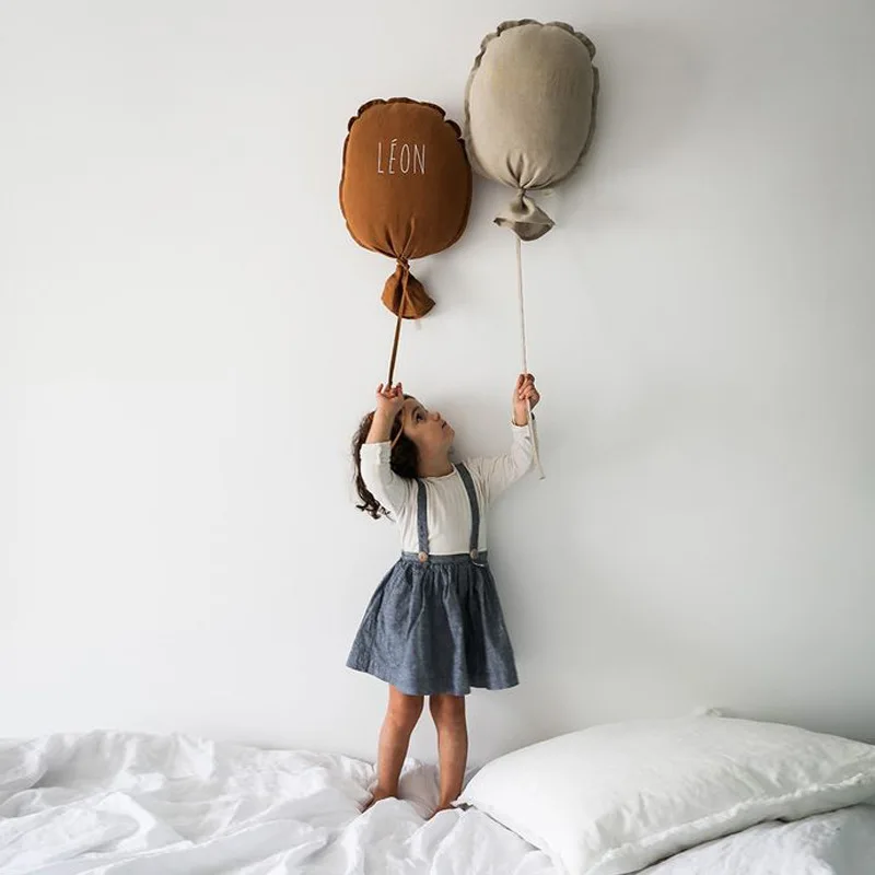 Cute Balloon Wall Hanging Ornaments Cotton Kids Room Nordic Baby Bedroom Decoration Tent Hanging Baby Photography Props