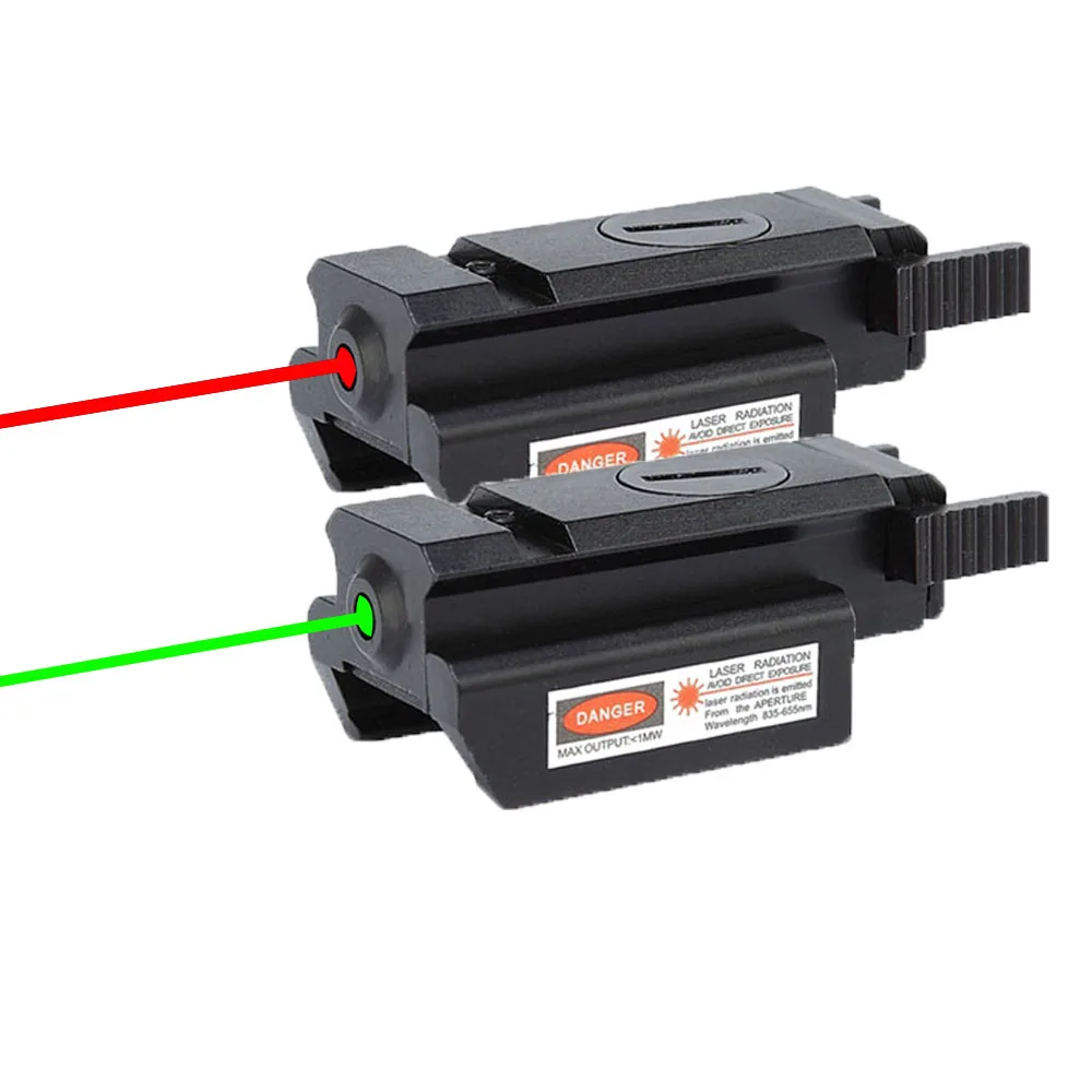 WIPSON ручной пистолет Зеленая Красная точка лазерный прицел 20 мм планка Вивера