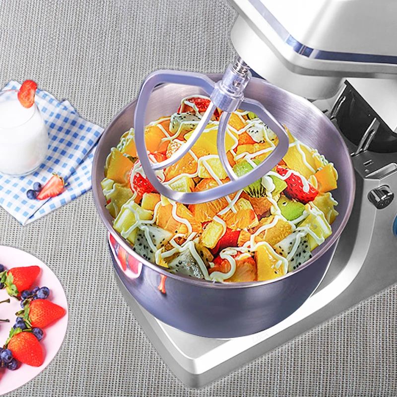 commercial stainless steel bowl 1500w powerful dough mixer household electric food mixer 7l egg cream salad beater cake mixer free global shipping