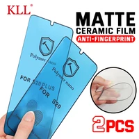 1-2pcs Matte Ceramic Protective Film For Samsung Galaxy S21 S22 S10 Plus S20 Ultra Screen Protector Note Not Glass