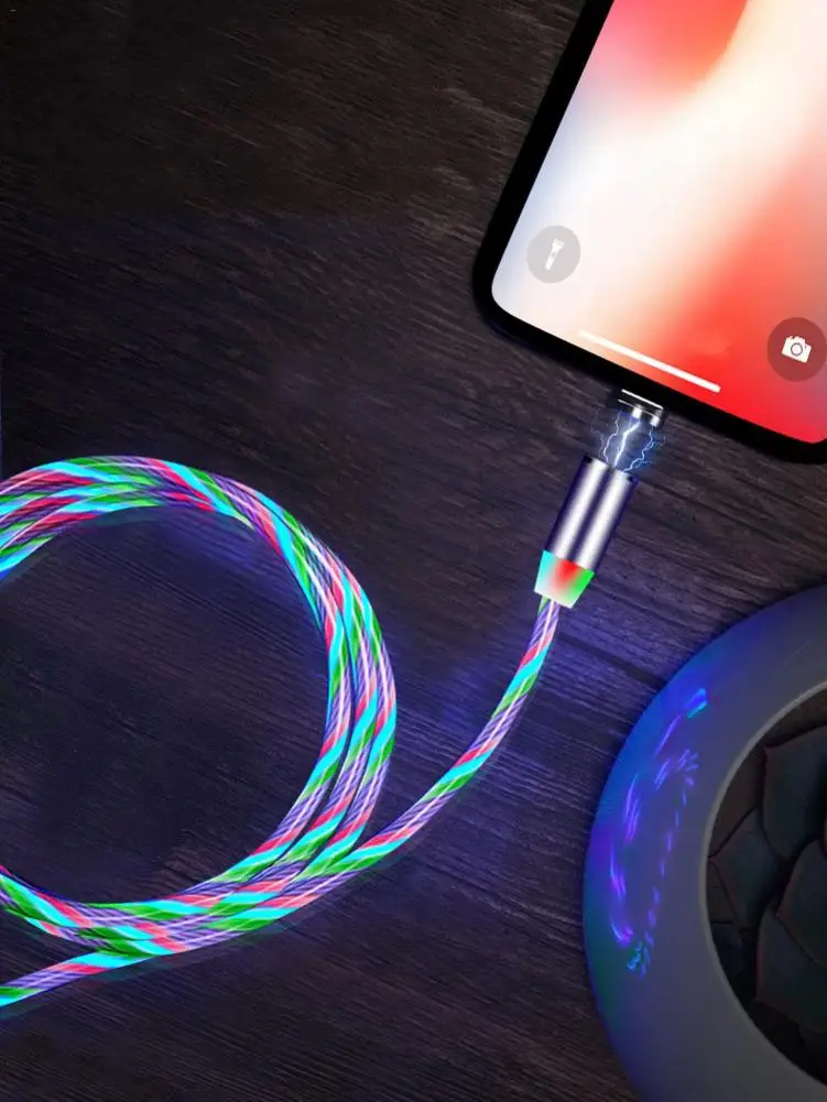 Стример линия передачи данных Магнитный Micro USB кабель Быстрая зарядка usb type C для