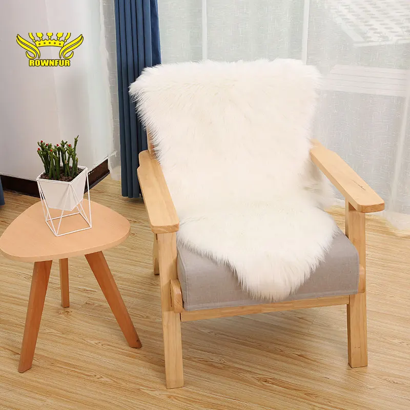 ROWNFUR мех искусственный овчина ковер области длинный шерстяной моющийся для