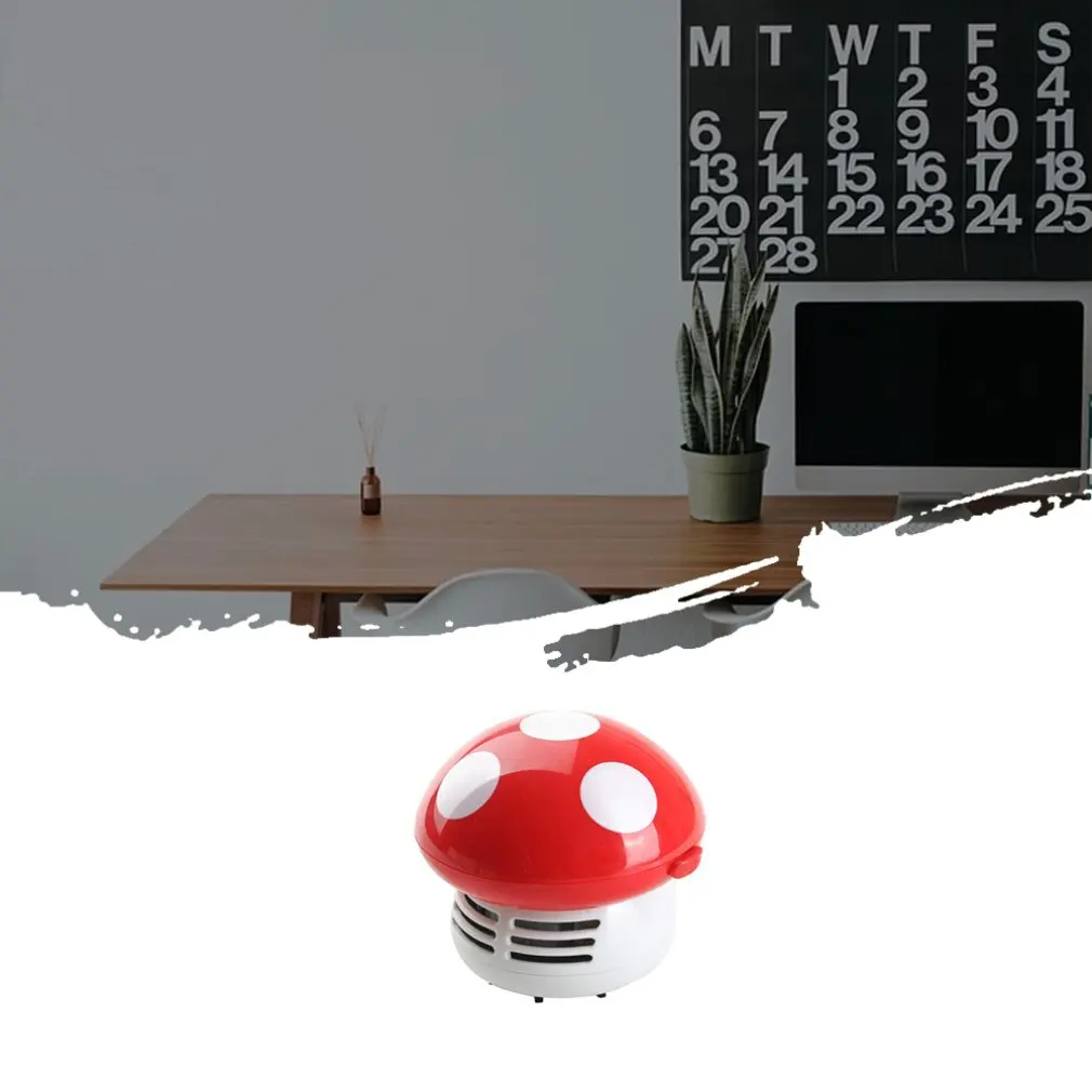 Мини-пылесос 6 цветов милые мини Гриб угловой стол пыли пылесоса для автомобиля