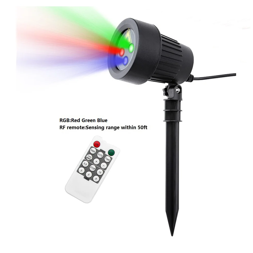 Лазерный проектор со звездами рождественские уличные водонепроницаемые IP65