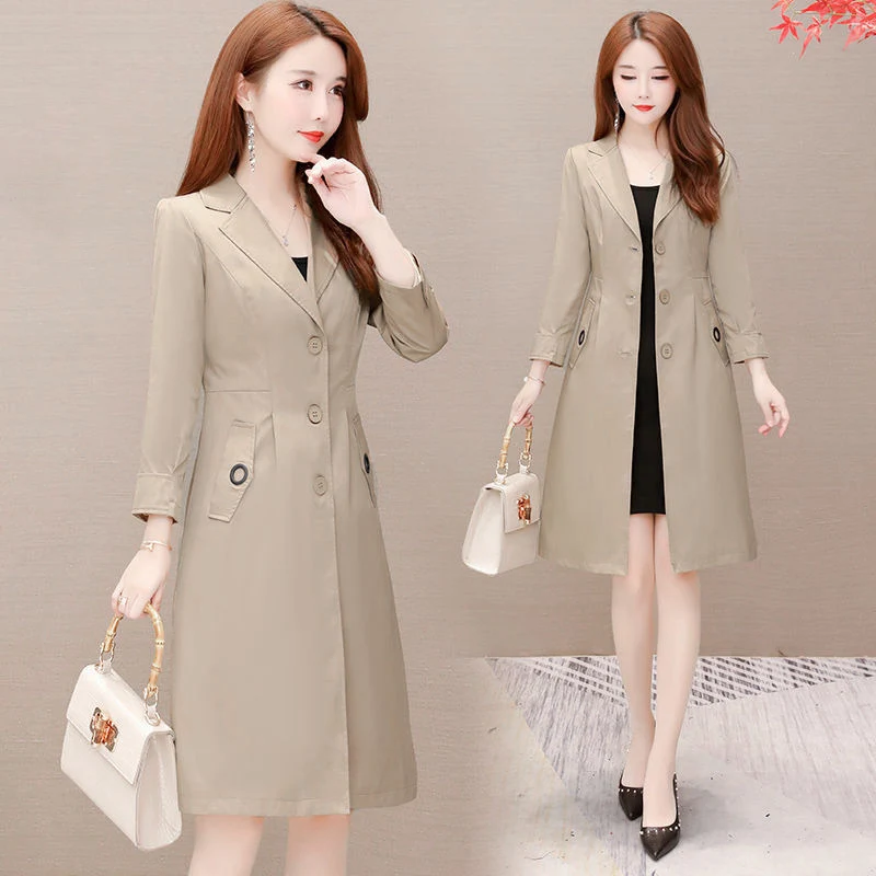 

Spring windbreaker jacket women small windbreaker women 2021 new Korean style slim waist coat women