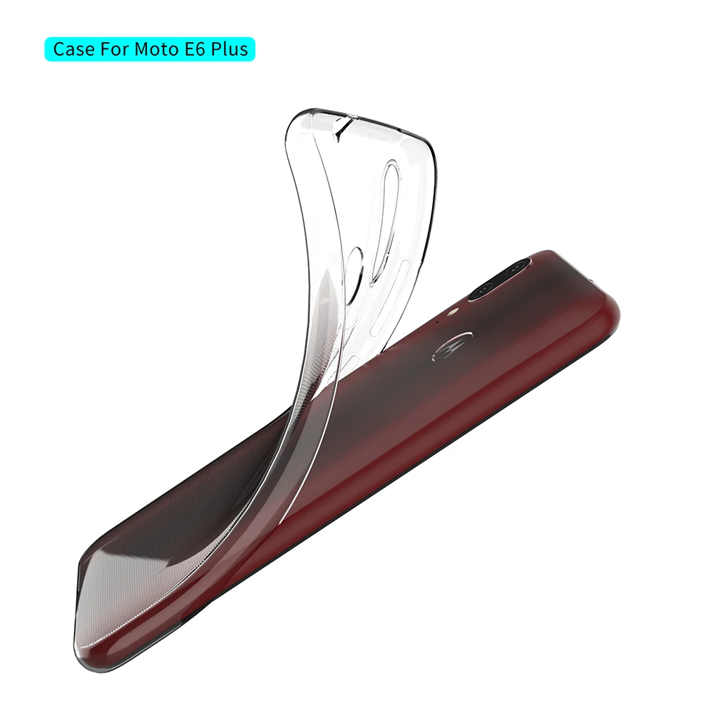 

ROEMI Soft Clear Cover For Motorola series Case Transparent TPU Silicone Soft Plain for Back Phone Cover Case