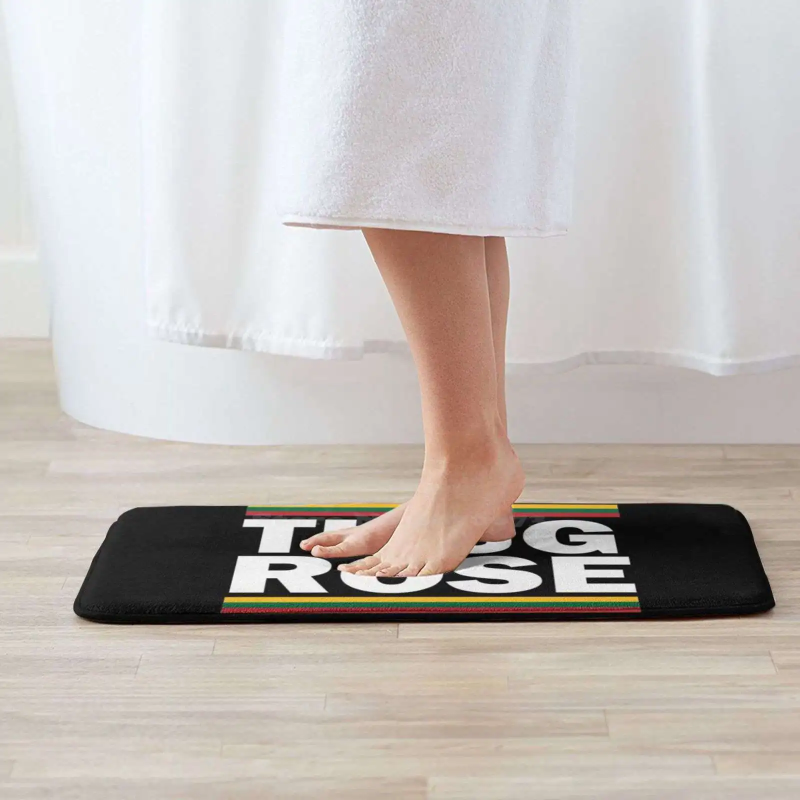 Мягкая подкладка для ног Thug Rose товары комнаты коврик Худ роза намаджун намаюн