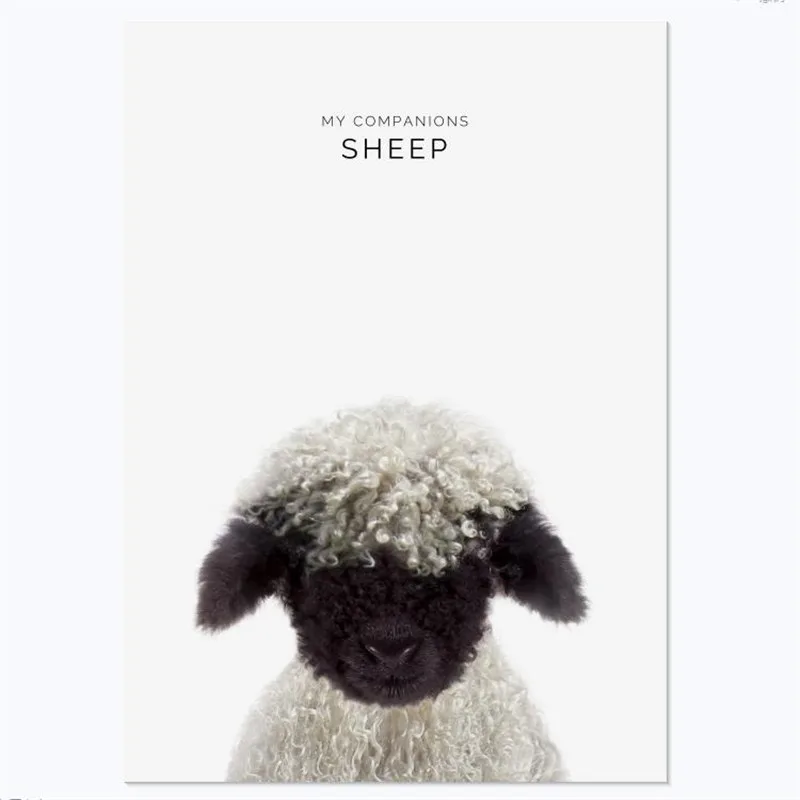 Детские постеры с животными и принтами Rabbit олень картина слона на холсте детская