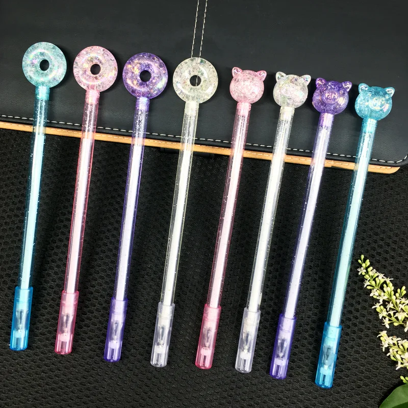 40 шт. мультяшная творческая девушка сердце ученическая Водяная ручка Милая дрель