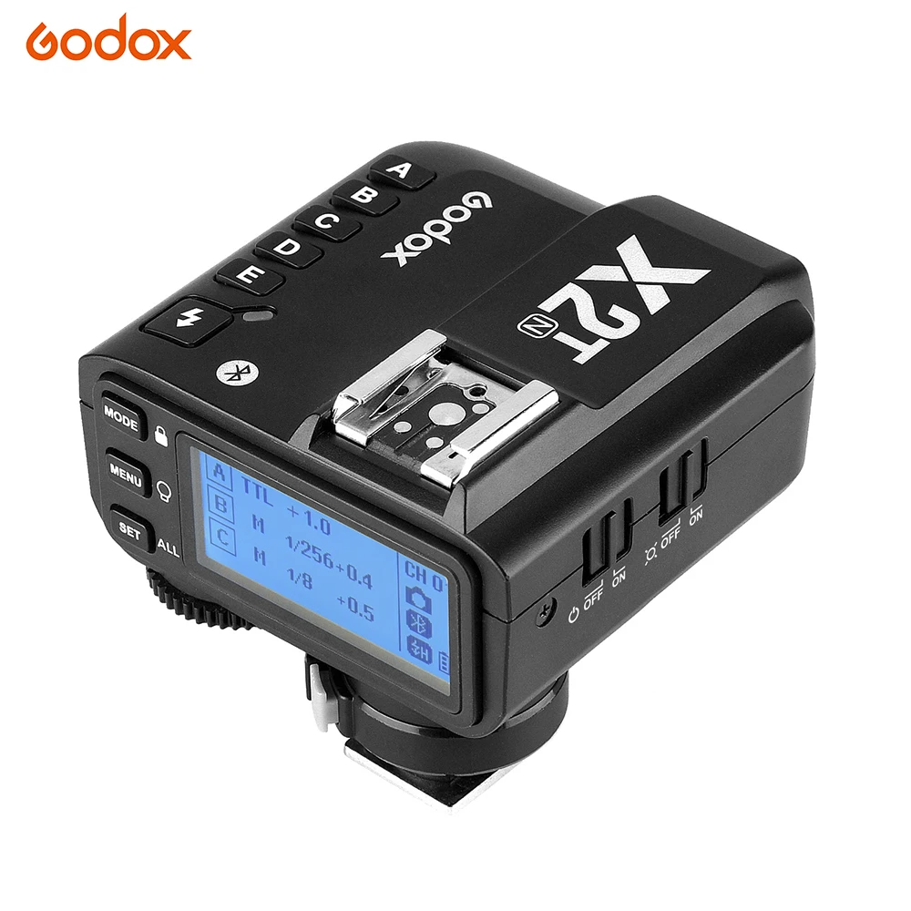 

Godox X2T-N i-TTL Flash Trigger 1/8000s HSS 2.4G Wireless Trigger Transmitter for Nikon DSLR for Godox for iPhone HUAWEI Samsung