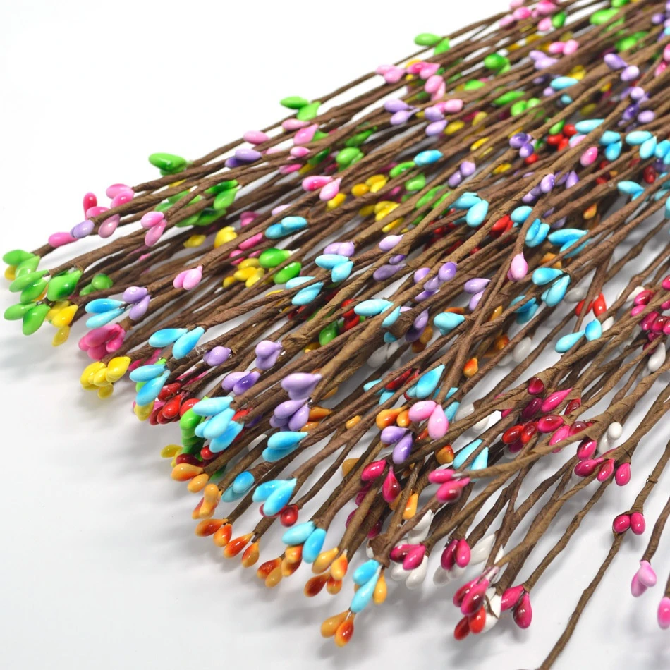 

10-100pc 65cm Artificial Wreath Flower Garland Rattan Small Stamen Berry Rattan Stripe Garland Headband DIY Craft Banquet Flower