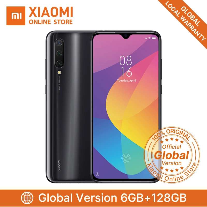 Глобальная версия Xiaomi Mi 9 Lite(Xiaomi Mi CC9) 6GB 128GB Смартфон Snapdragon 710 Android 4030mAh 6,39 ''AMOLED телефон nfc