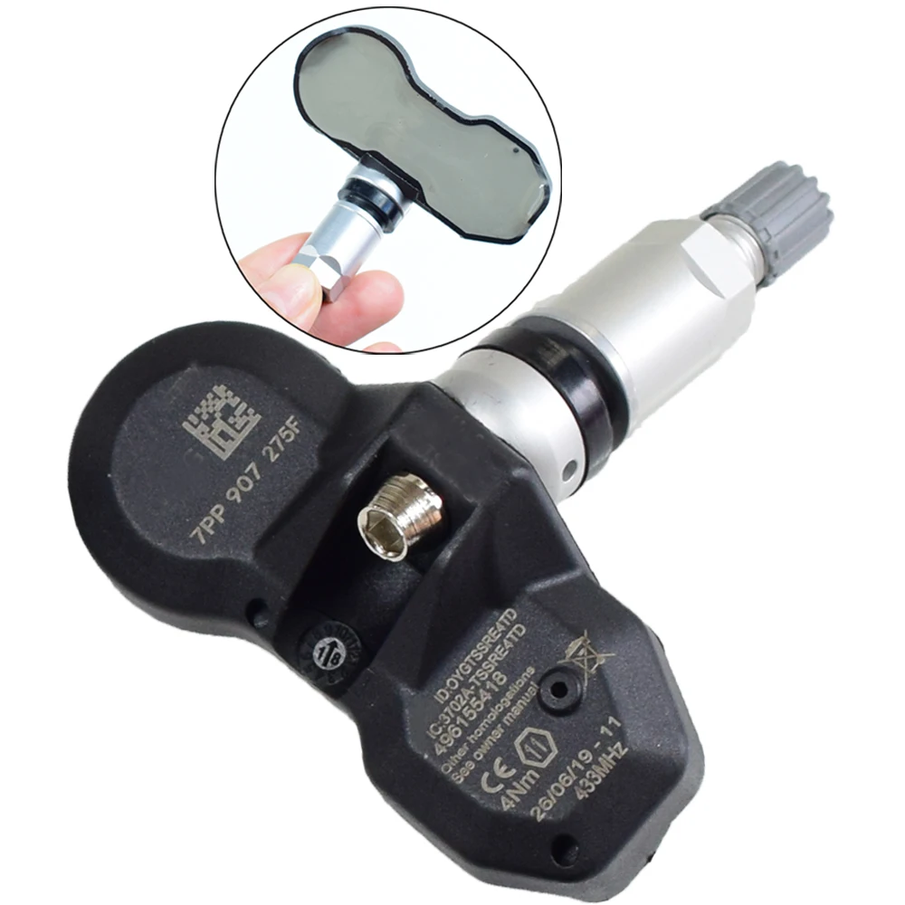 Датчик системы мониторинга давления в шинах 433 МГц датчик TPMS для Volkswagen Audi A8 R8 A4 Q7