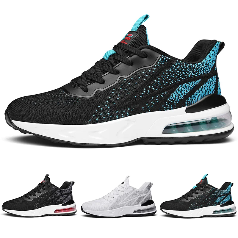 

Кроссовки мужские дышащие из сетчатого полиуретана, Повседневная модная спортивная обувь для бега с воздушной подушкой